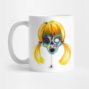 Halloween School Girl Zombie Mug